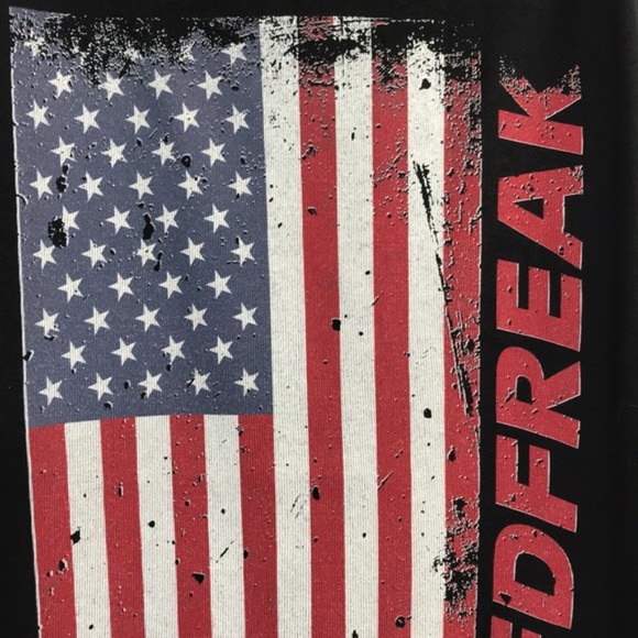 SPEEDFREAK Black USA Flag Tank Top Size XS - Picture 4 of 7